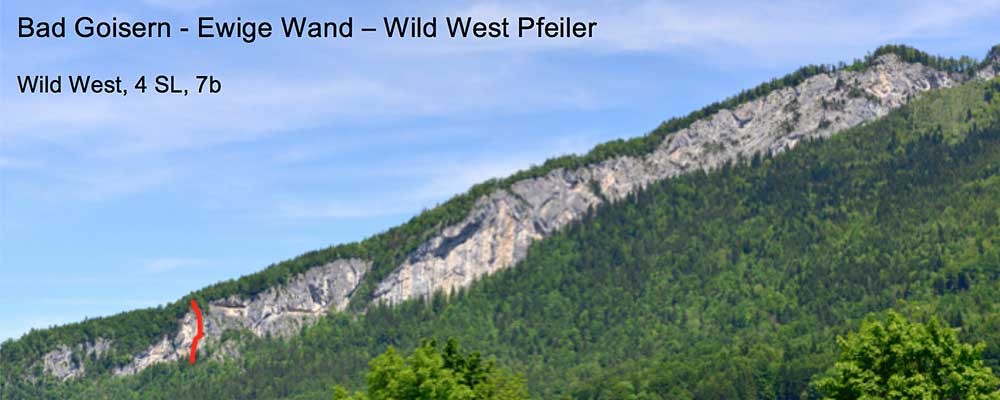 Bad Goisern - Ewige Wand - Wild West Pfeiler